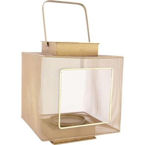 Dijk Natural Dijk Metalllaterne goldfarben 22 x 22 x 38 cm GLO660209547