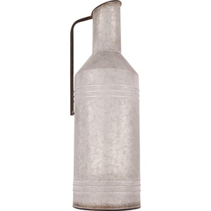 Dijk Natural Dijk Metallvase hellgrau 19 x 18 x 57 cm GLO660652790