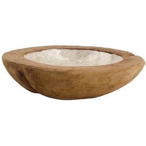Dijk Natural Dijk Schale Capiz Teakholz Ø 27 cm GLO660353427