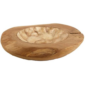 Dijk Natural Dijk Schale Capiz Teakholz Ø 27 cm GLO660353433