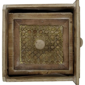 Dijk Natural Dijk Schubladen Holz braun 20 x 18 x 18 cm GLO660406317