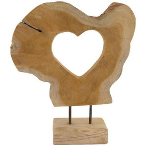 Dijk Natural Dijk Statue aus Teakholz 28 x 9 x 38 cm GLO660353564