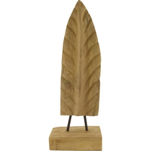 Dijk Natural Dijk Statue Blatt Teak 18 x 12 x 48 cm GLO660103773