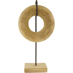 Dijk Natural Dijk Statue Kreis Teakholz 22 x 10 x 44 cm GLO660458564