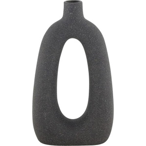 Dijk Natural Dijk Vase Keramik schwarz 10,5 x 4,5 x 20,5 cm GLO660652870
