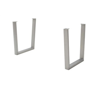 Dine + Mine Tischgestell aus Metall SigNature One - silber - Materialmix - 73 cm - 74 cm - cm 8,0 | Möbel Kraft