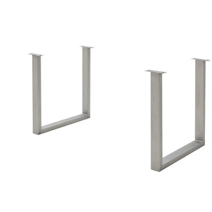 Dine + Mine Tischgestell aus Metall SigNature One - silber - Materialmix - 73 cm - 74 cm - cm 8,0 | Möbel Kraft