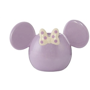 Disney 3D Übertopf Minnie - lila/violett - Keramik - 20 cm - 13,5 cm - cm 11,0 | Möbel Kraft