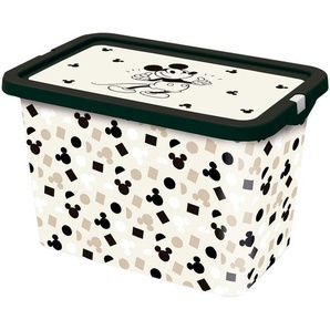 Disney BOX Mickey & Minnie, Kunststoff, 29x18x19 cm, Deckel abnehmbar, Ordnen & Aufbewahren, Aufbewahrungsboxen, Aufbewahrungsboxen mit Deckel