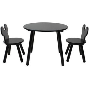 Disney Kindersitzgruppe Marvel , Schwarz , Holz , T-60 C-28xT-48 C-45xT-60 C-28 cm , Babymöbel, Kindersitzgruppen