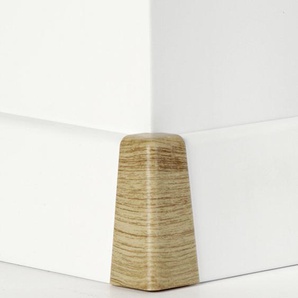 Dispoline Classen Außenecke für Clip-Leiste foliert 19 x 58 mm eiche hell Holzpore GLO780303577