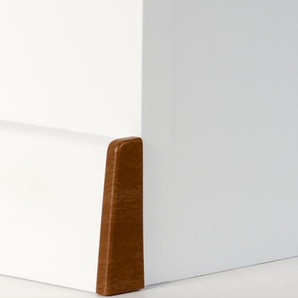 Dispoline Classen Endkappen Plus für Laminatleiste 58 x 19 mm mocca Eiche Holzpore GLO780303583