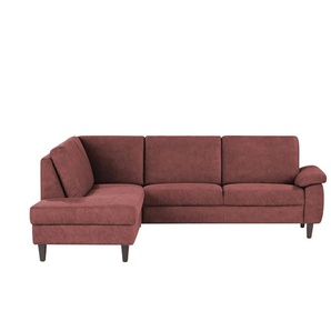 Diva Ecksofa Diva - rot - Materialmix - 255 cm - 90 cm - cm 210,0 | Möbel Kraft