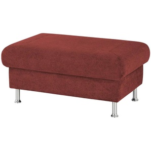 Diva Einzelhocker - rot - Materialmix - 65 cm - cm 95,0 | Möbel Kraft