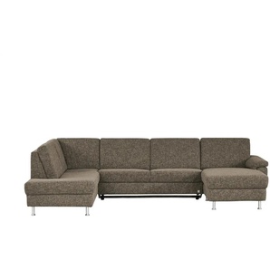 Diva Wohnlandschaft - braun - Materialmix - 330 cm - 90 cm - cm 195,0 | Möbel Kraft