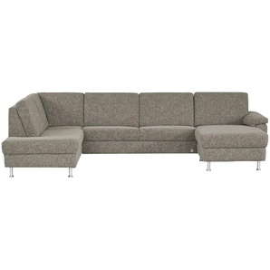 Diva Wohnlandschaft - braun - Materialmix - 330 cm - 90 cm - cm 195,0 | Möbel Kraft
