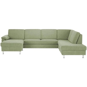 Diva Wohnlandschaft Diva - grün - Materialmix - 330 cm - 90 cm - cm 210,0 | Möbel Kraft