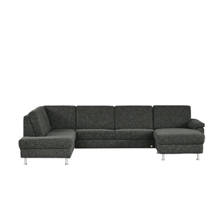 Diva Wohnlandschaft - schwarz - Materialmix - 330 cm - 90 cm - cm 195,0 | Möbel Kraft