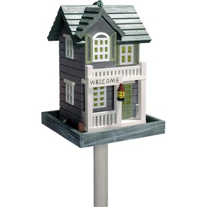 Dobar Deko-Vogelhaus Welcome bunt LxBxH: 18x18x23 cm GLO689101660