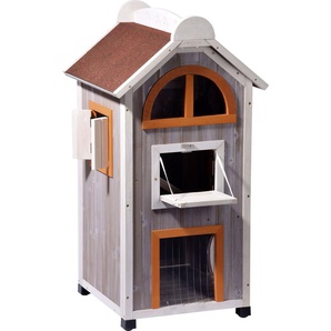 Dobar großes Katzenhaus Fancy Cat L 58 x B 55 x H 109 cm GLO689202677