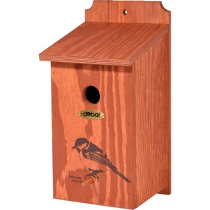 Dobar Nistkasten Kohlmeise Kiefernholz lasiert LxBxH: 17x18x35 cm GLO689101678
