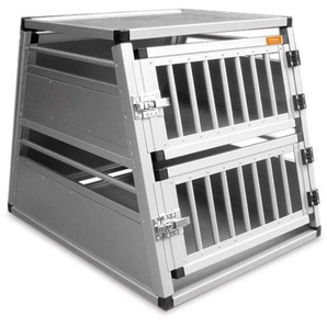 Dogman Aluminum crate two floor