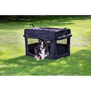 Dogman Milou Canvas Crate Black XXL 915x635x635cm