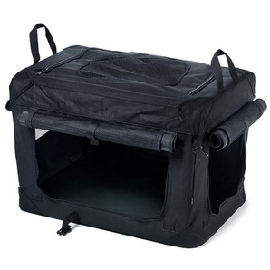 Dogman Pet Canvas Crate Milou Black 60x42x42cm
