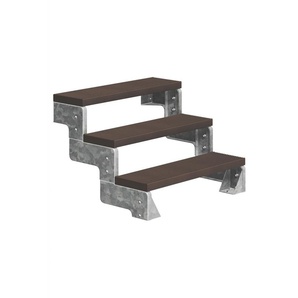 Dolle Außentreppe Gardentop 3 Stufen ohne Geländer, Breite 100 cm, Trimax, braun GLO781602604
