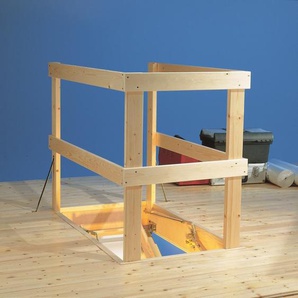 DOLLE Lukenschutz-Geländer aus Holz für 140 x 70 cm Öffnung GLO781601528