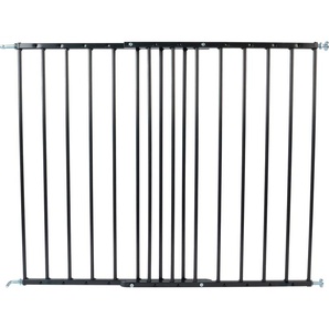 DOLLE Treppenschutzgitter Sicherheitsgitter Sondermodell Schutzgitter aus Metall, Breite einstellbar 62,5-106,8 cm, Höhe: 72 cm Gr. H: 72 cm, schwarz Treppenschutzgitter