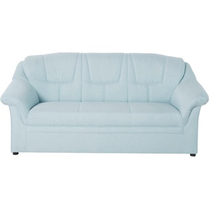 2,5-Sitzer DOMO COLLECTION Mezia Sofas Gr. B/H/T: 184 cm x 84 cm x 82 cm, Struktur, blau (lichtblau) 2-Sitzer Sofas