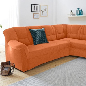 DOMO collection Ecksofa Sarafina zeitlos und komfortabel, optional mit Federkern, L-Form, wahlweise mit Bettfunktion