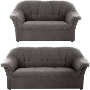 DOMO collection Polstergarnitur Pegnitz, (Set), 3-Sitzer & 2-Sitzer-Set