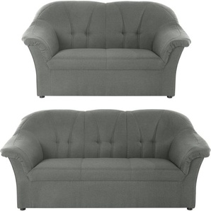DOMO collection Polstergarnitur Pegnitz, (Set), 3-Sitzer & 2-Sitzer-Set