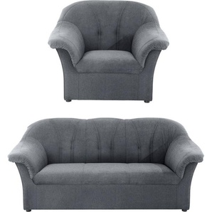 DOMO collection Polstergarnitur Pegnitz, (Set), Sessel und 3-Sitzer