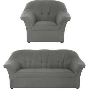 DOMO collection Polstergarnitur Pegnitz, (Set), Sessel und 3-Sitzer