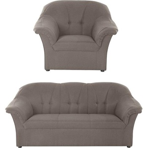 DOMO collection Polstergarnitur Pegnitz, (Set), Sessel und 3-Sitzer