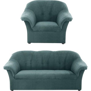 DOMO collection Polstergarnitur Pegnitz, (Set), Sessel und 3-Sitzer