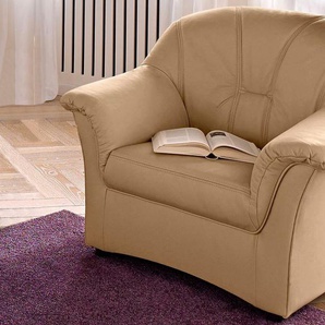 DOMO collection Sessel Flores, wahlweise mit Federkern (nicht bei Microfaser PRIMABELLE®-Struktur)