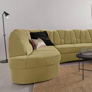 DOMO collection Wohnlandschaft Papenburg U-Form, in großer Farbvielfalt, wahlweise Bettfunktion, frei im Raum stellbar