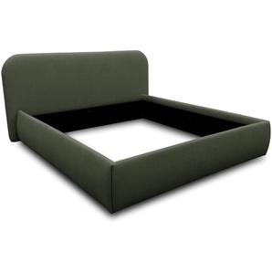 DOMO Polsterbett »Lund«, 180 x 200 cm, nur Bettrahmen, grün