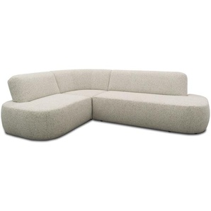 DOMO Sofa 200 029, beige-braun meliert, linksbündig