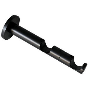Doppel-Kombiträger Chicago 2-Lauf offen für Ø 20 mm Schwarz-Matt
