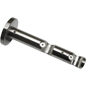 Doppel-Kombiträger Memphis 2-Lauf offen für Ø 16 mm Edelstahl-Optik