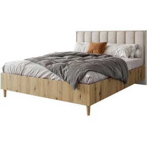 Doppelbett 160x200 STELLA Jasmine 21 / weiß Ohne Nachttisch
