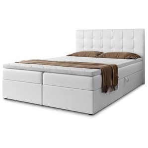 Doppelbett mit Bettkasten TOPIQ II weiß 140x200 cm