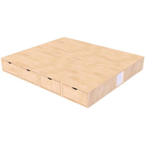 Doppelbett mit stauraum Würfel - 160x200