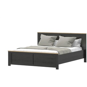 Doppelbett  Toneo ¦ schwarz ¦ Maße (cm): B: 198 H: 103