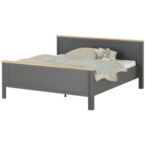 Doppelbett  Varese ¦ grau ¦ Maße (cm): B: 205 H: 98